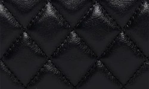 Walter Baker Camden Diamond Quilt Leather Shoulder Bag In Black