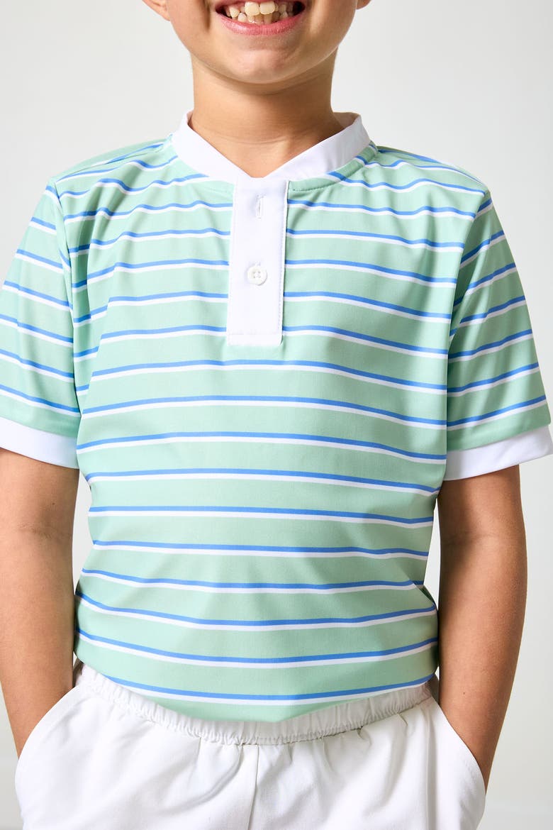 Boys Blade Shirt, Alternate, color, Palm Green Stripe