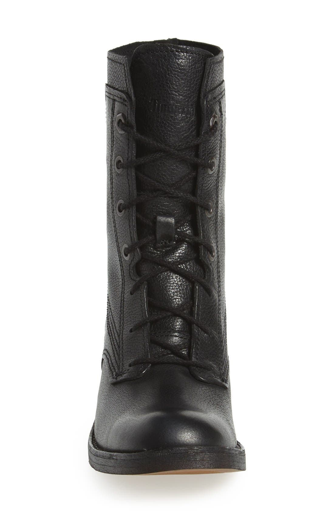 Earthkeepers® 'Whittemore' Lace-Up Boot, Alternate, color, JET BLACK WOODLANDS LEATHER