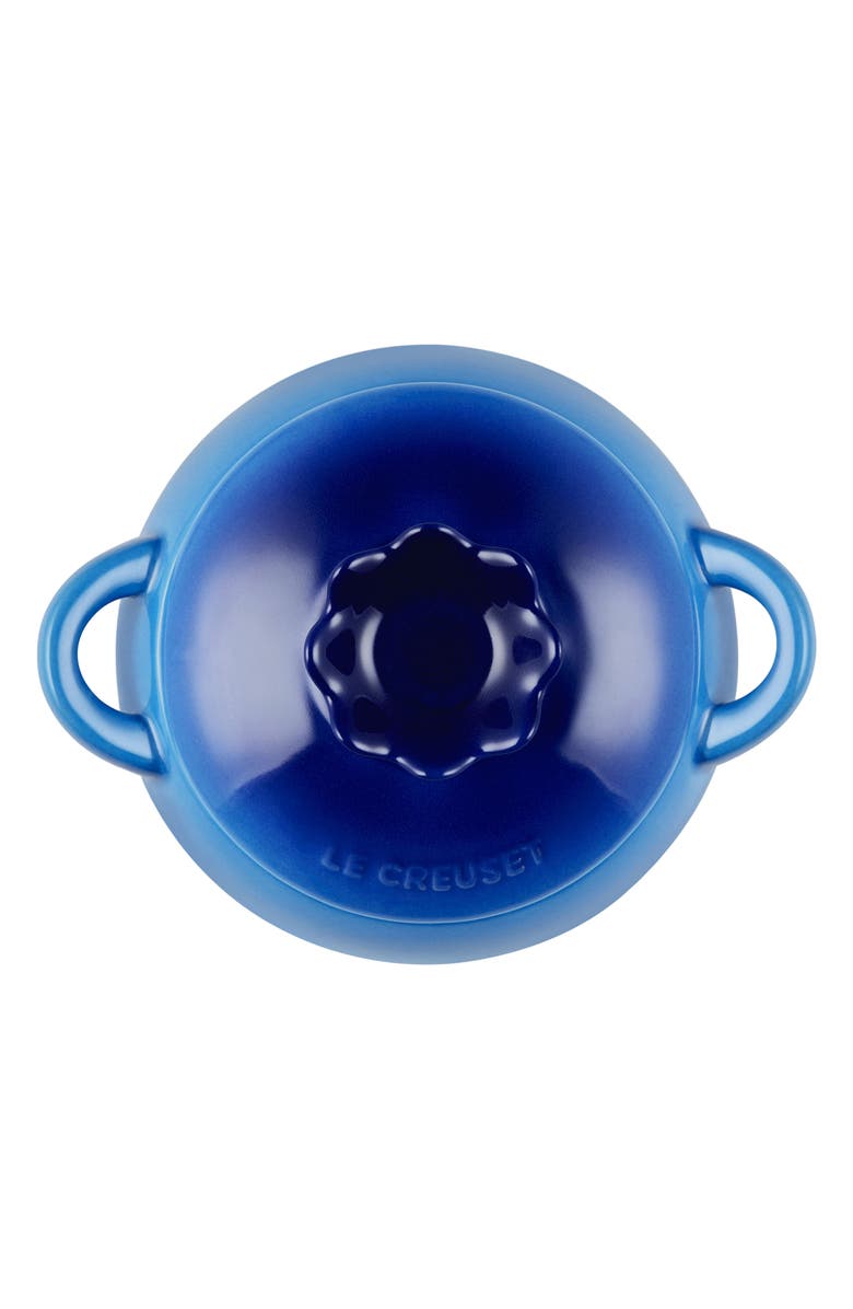 Le Creuset Blueberry Stoneware Mini Cocotte, Alternate, color, Azure