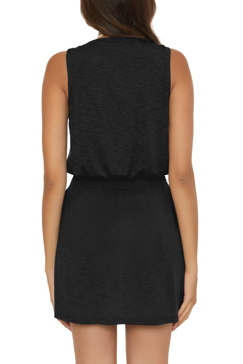Breezy Basics Cover-Up Dress, Alternate, color, BLACK