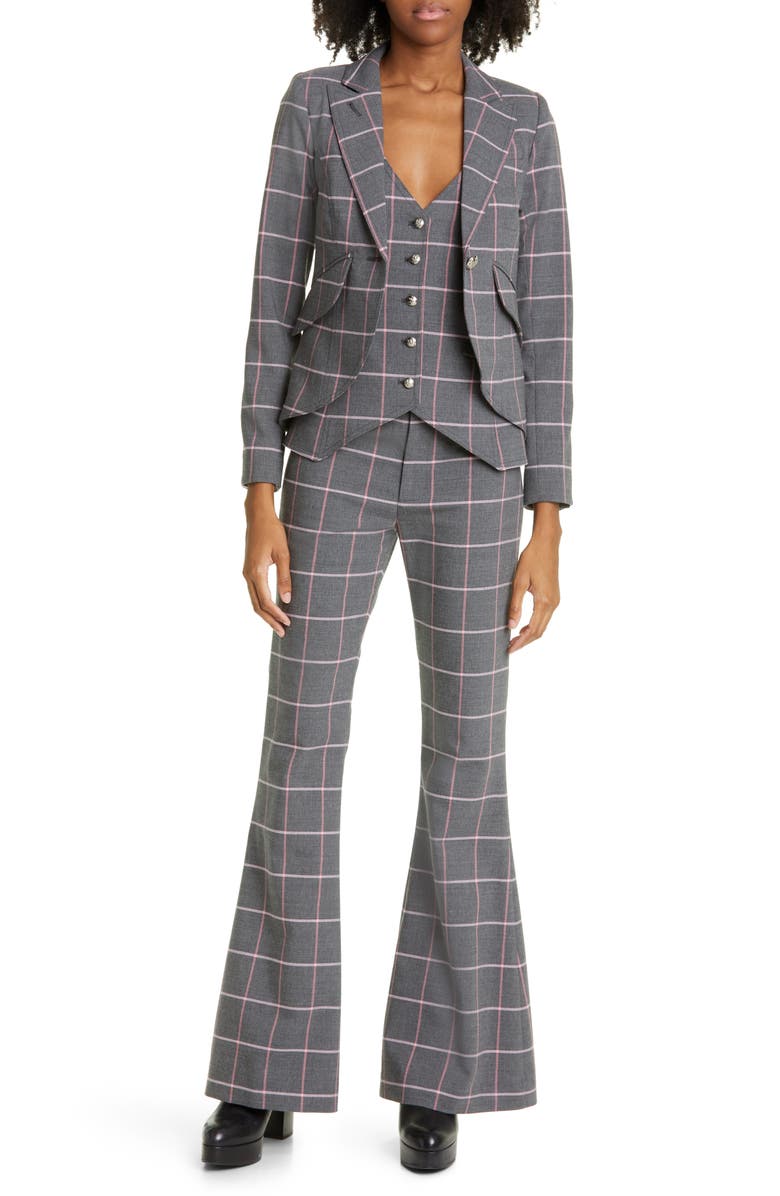 Smythe Plaid Waistcoat, Alternate, color, 