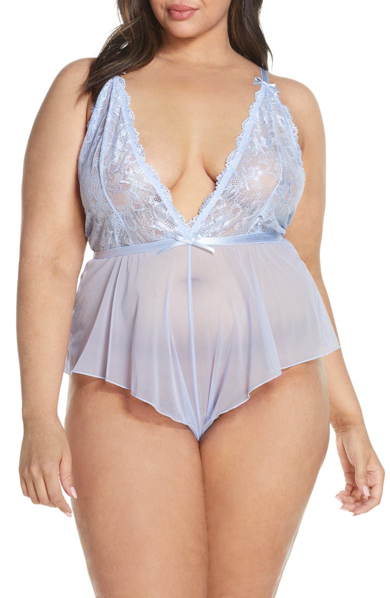 Oh La La Cheri Lace Romper, Main, color, 