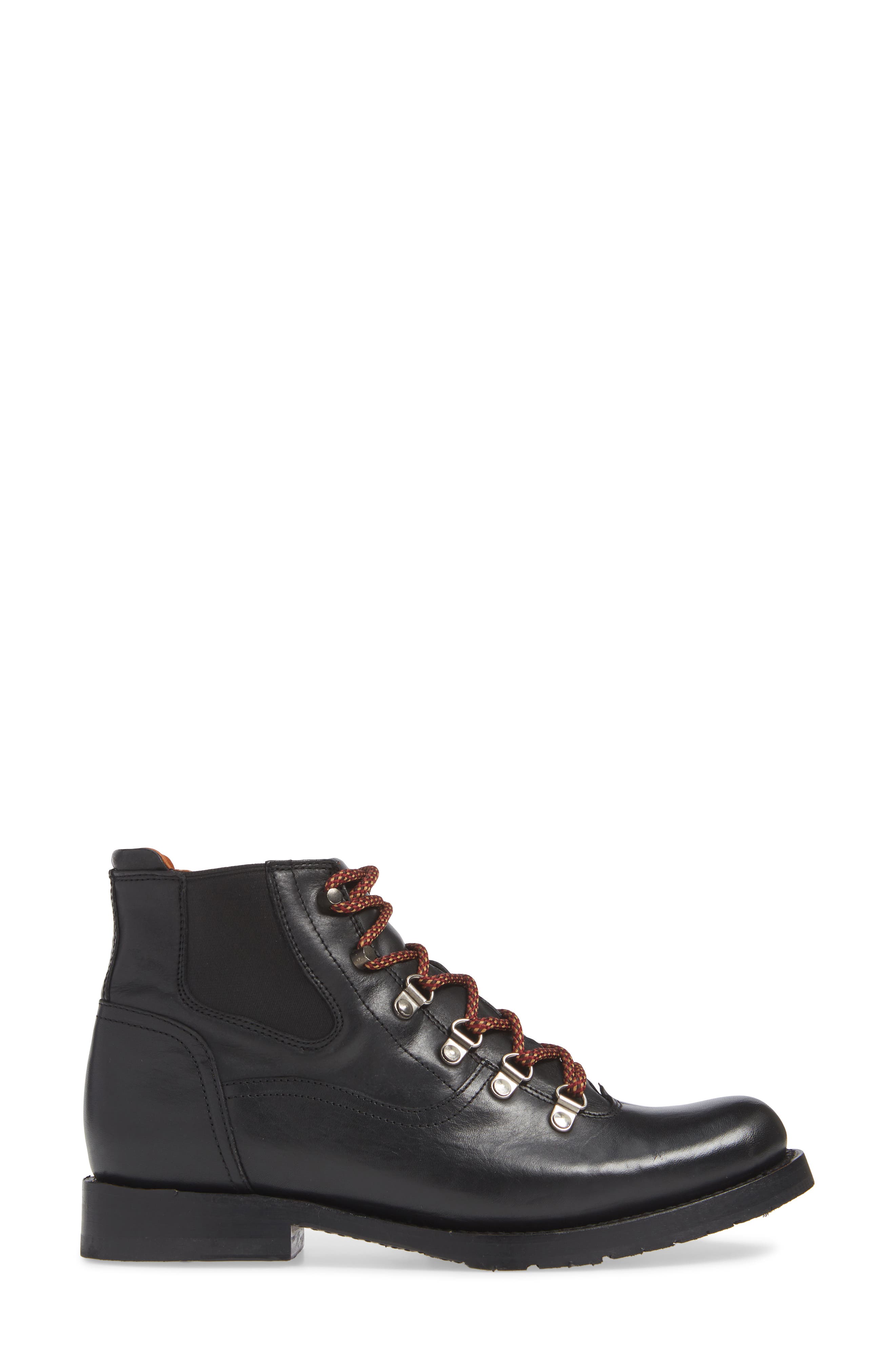by Ariat Victoria Hiking Bootie, Alternate, color, BLACK LEATHER