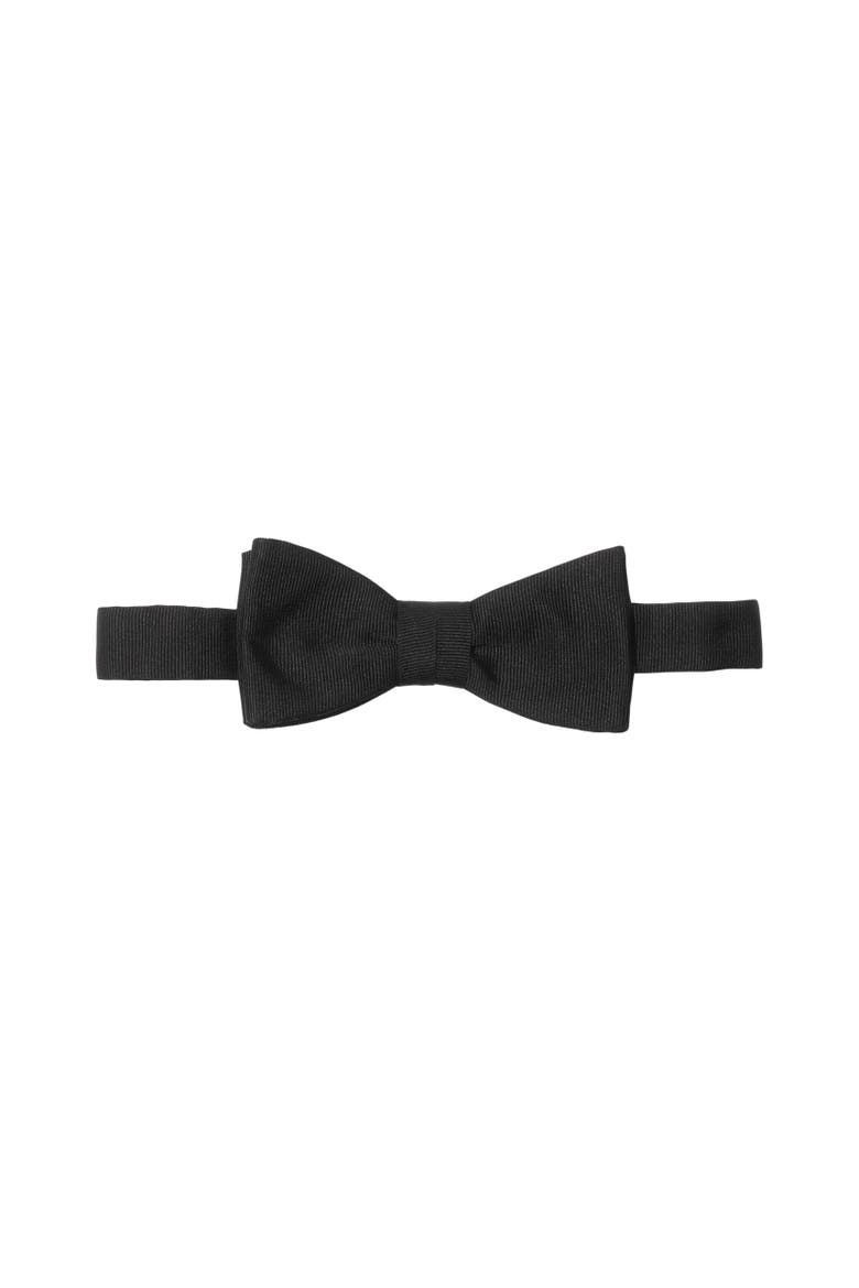 Silk Bow Tie, Alternate, color, Black