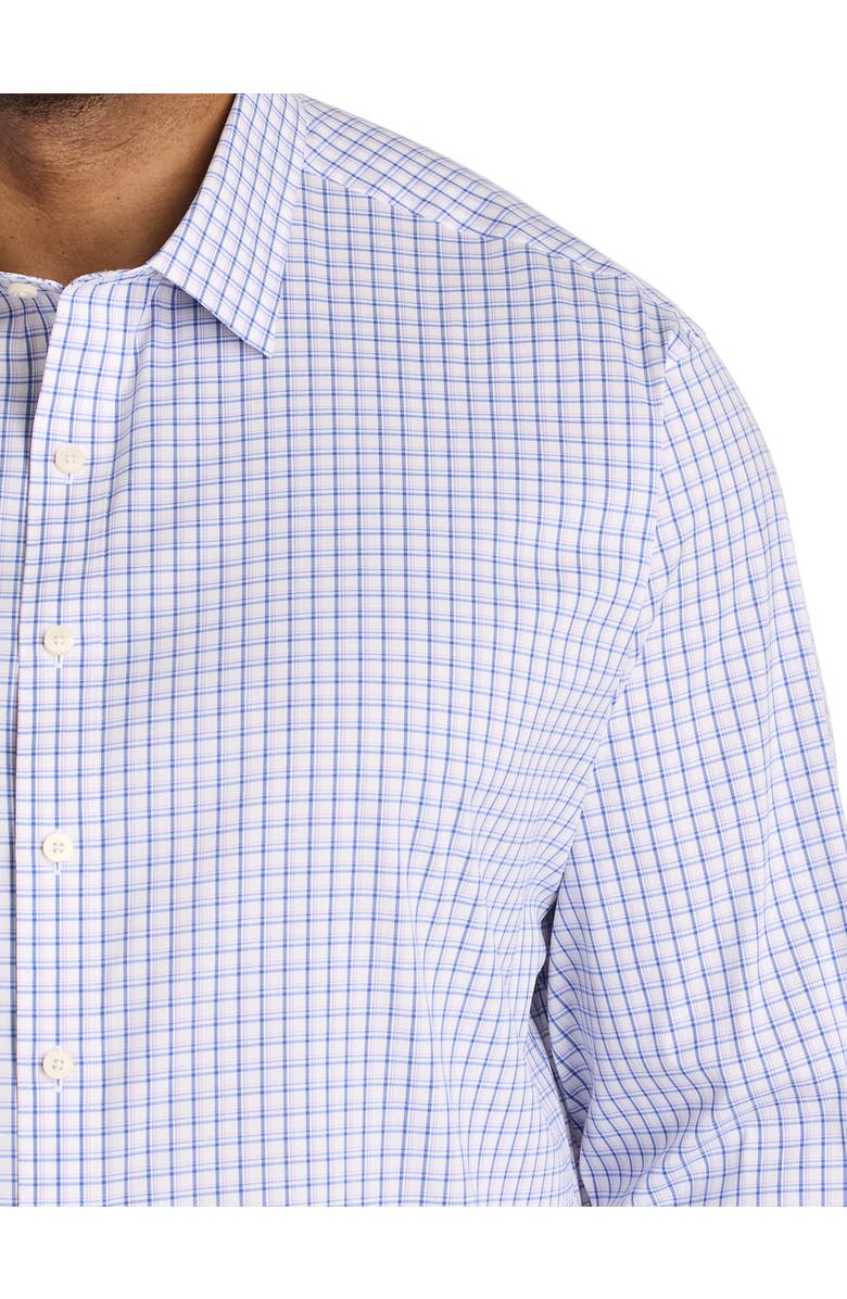 Untuckit Fit by Dxl Big & Tall Orsini Performance Sport Shirt, Alternate, color, Blue