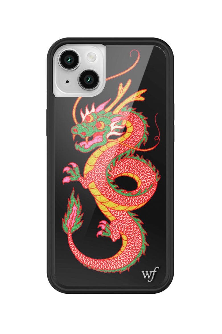 Year of the Dragon iPhone Case, Main, color, Black
