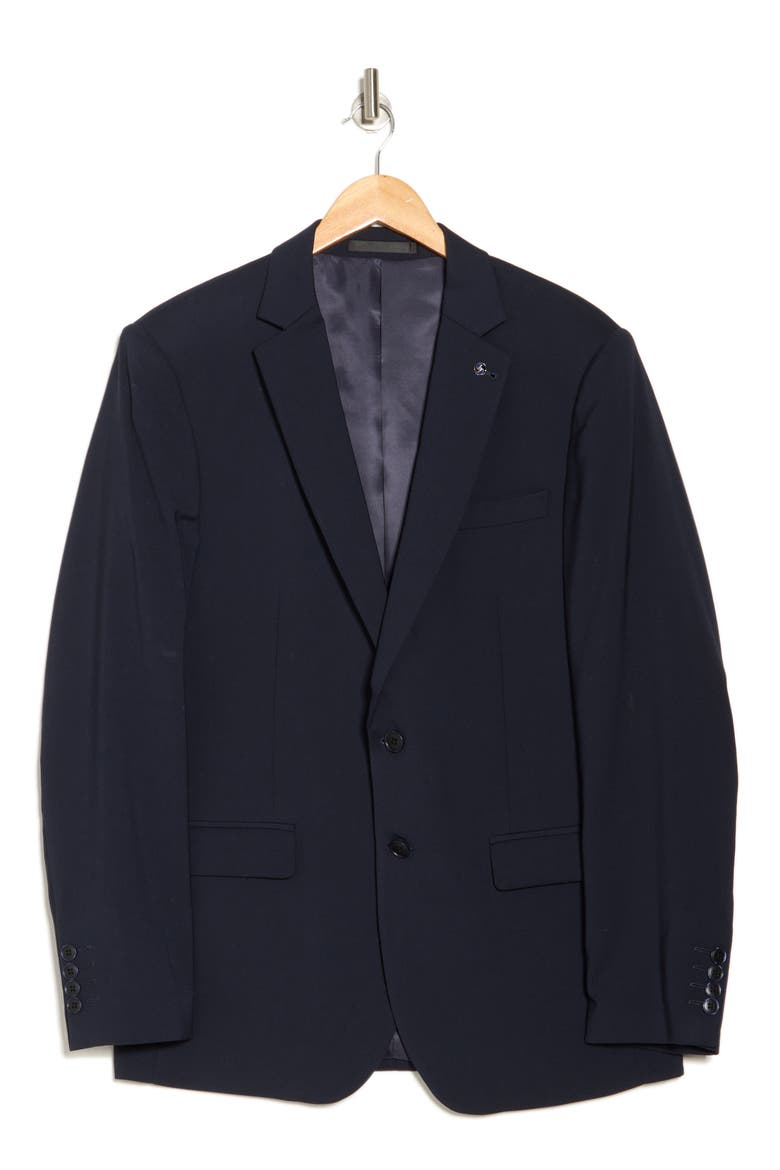 Slim Fit Stretch Blazer, Alternate, color, NAVY