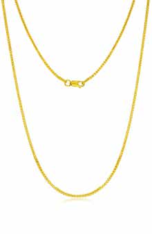 14k Gold Fill Box Chain Necklace