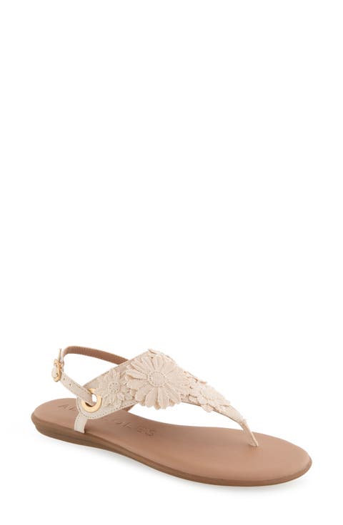 Connie Flower Slingback Sandal (Women)