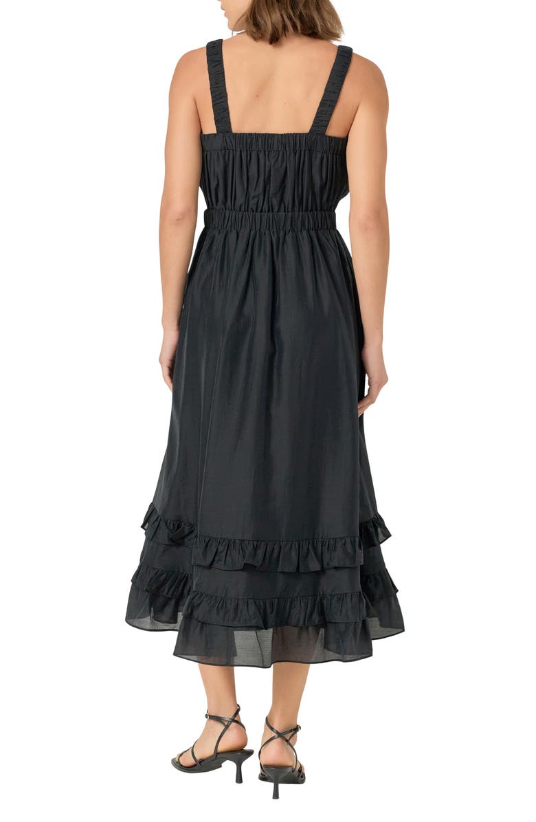 Endless Rose Ruffle Sleeveless Maxi Dress, Alternate, color, 