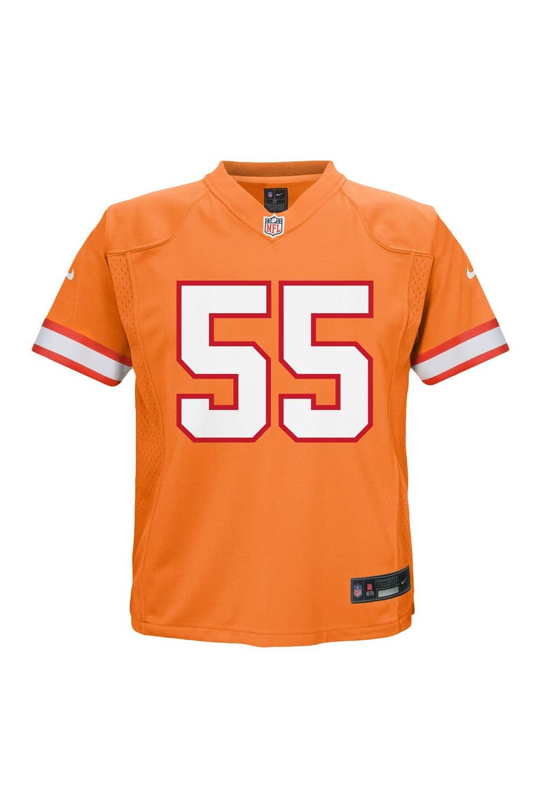 Toddler Nike Derrick Brooks Orange Tampa Bay Buccaneers Retired Player Game Jersey, Alternate, color, Orange