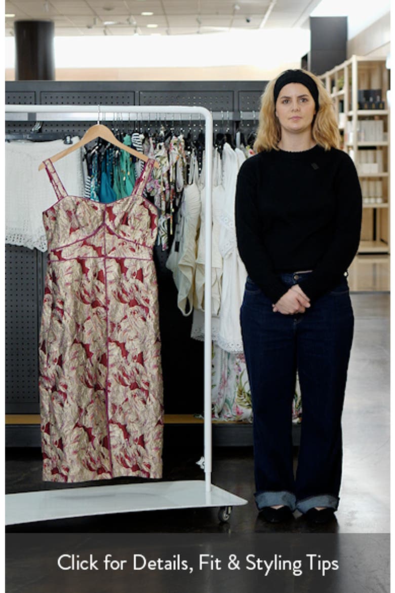 Ella Jacquard Midi Dress video