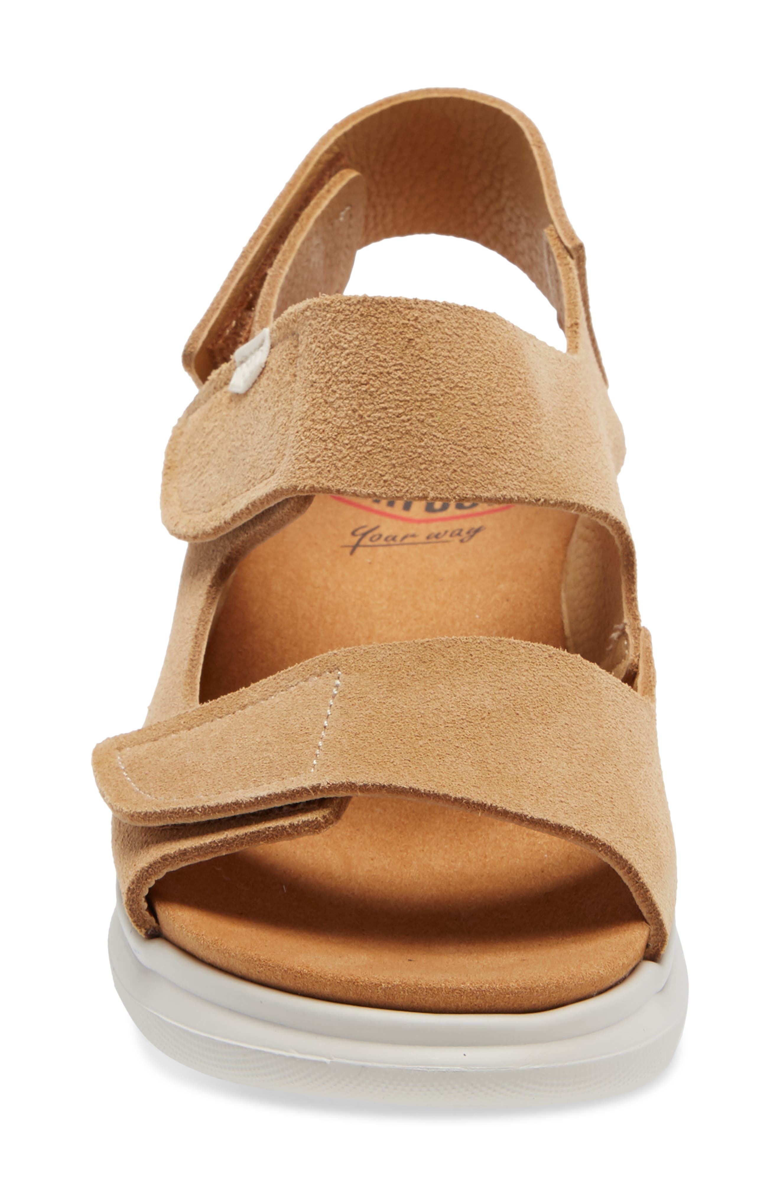 On Foot Wedge Sandal, Alternate, color, 