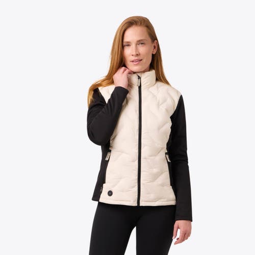 Mobile Warming Aria Natural Down Hybrid Heated Jacket In Multi