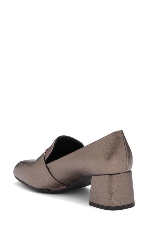 Aquatalia Tamry Block Heel Pump In Bronze
