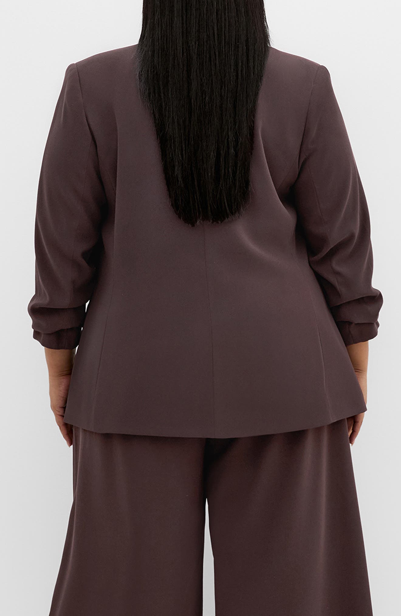 Abbie Ruched Sleeve Blazer - image 4