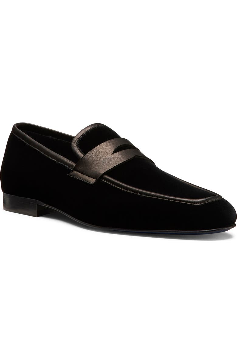 Stuart Weitzman Dino Loafer, Main, color, Black