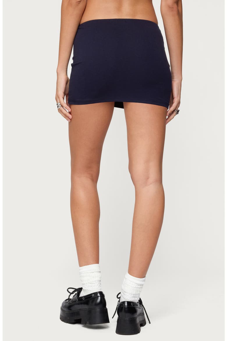 Aisha Low Rise Miniskirt, Alternate, color, NAVY