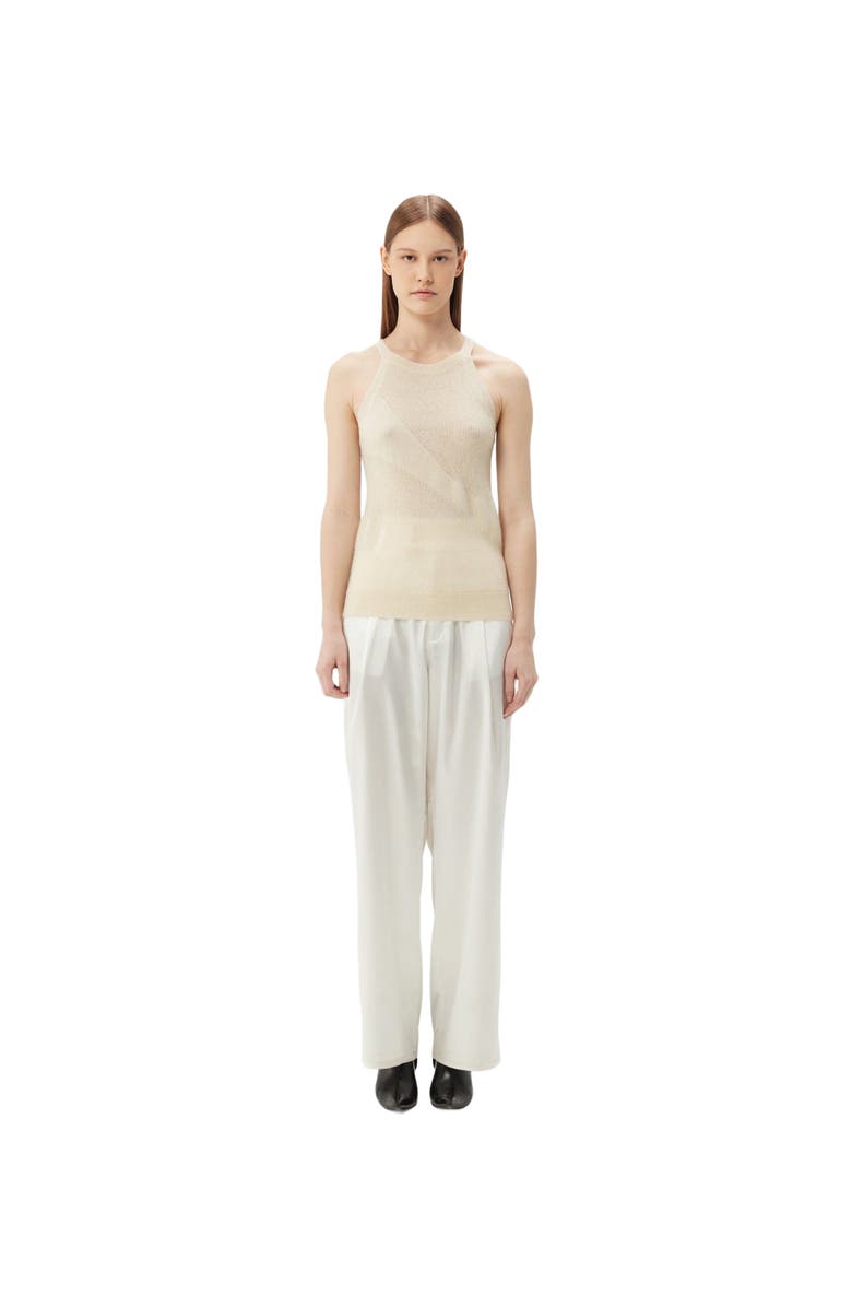 GOBI Mongolian Cashmere Organic Color Cashmere Top, Alternate, color, Off White