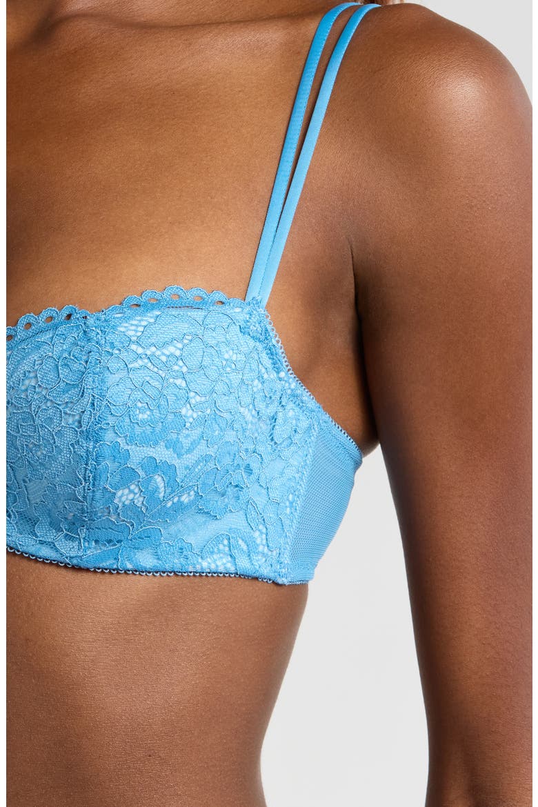 Ciao Bella Underwire Balconette Bra, Alternate, color, CYANEUS