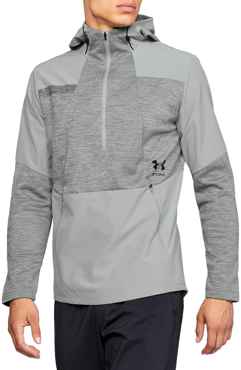 Under Armour Storm Cyclone Water Repellent Half Zip Hoodie, Main, color,