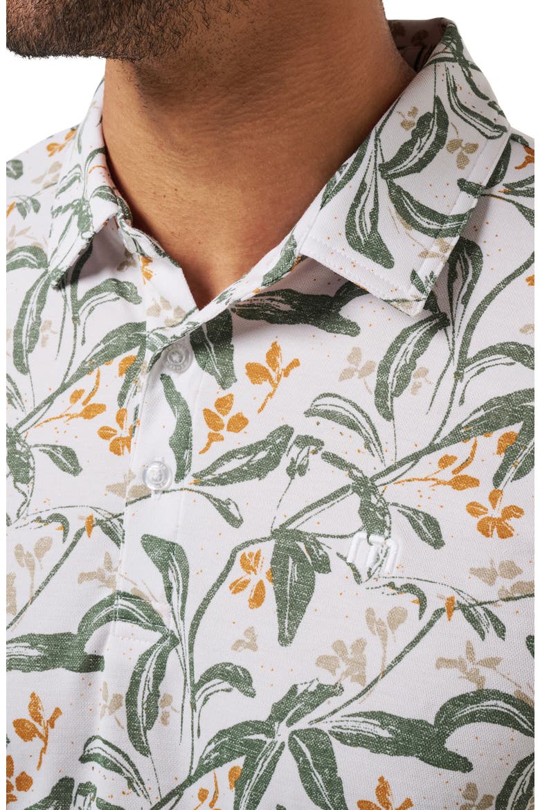 Relationship Status Floral Polo, Alternate, color, WHITE