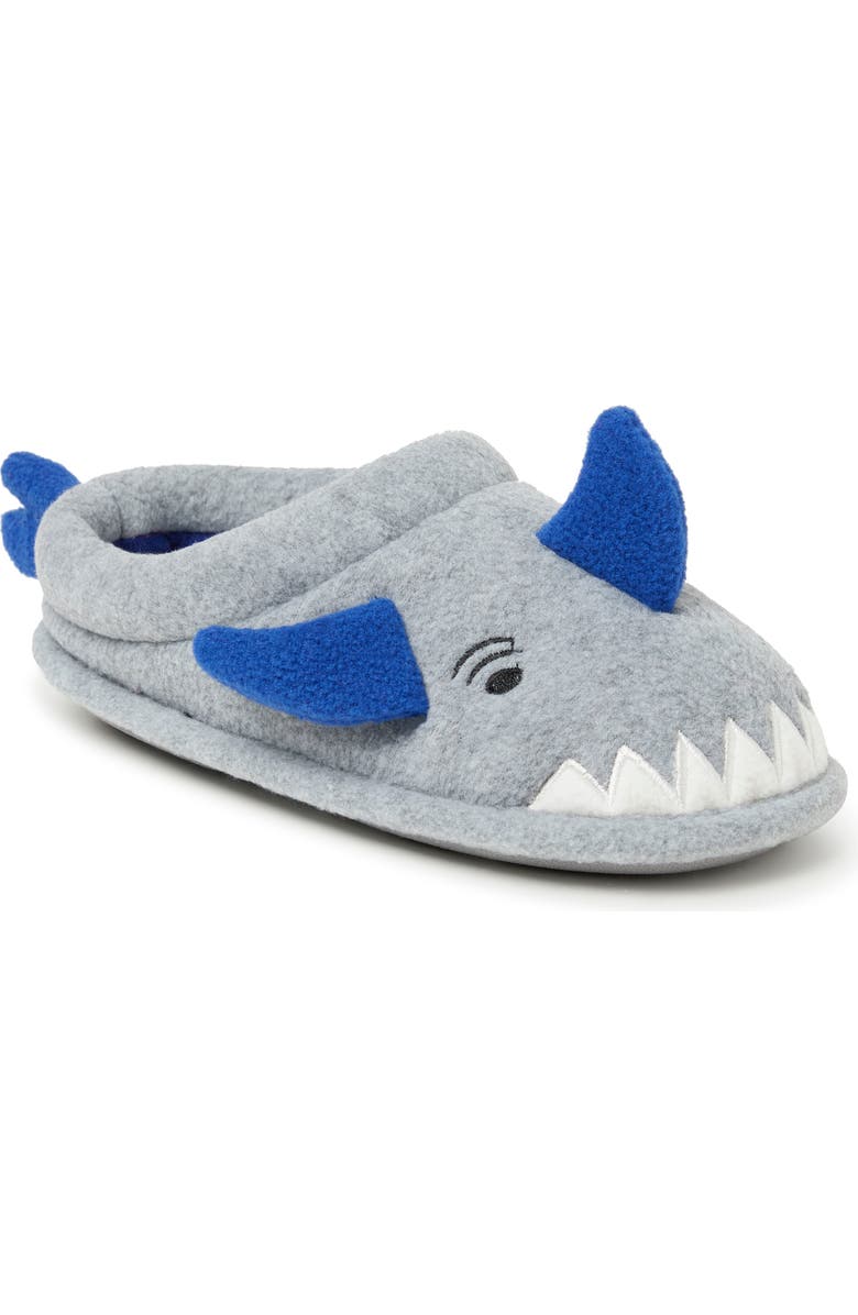 DEARFOAMS Kids
Peyton Animal Slip-On Clog Slipper, Main, color, Light Heather Grey