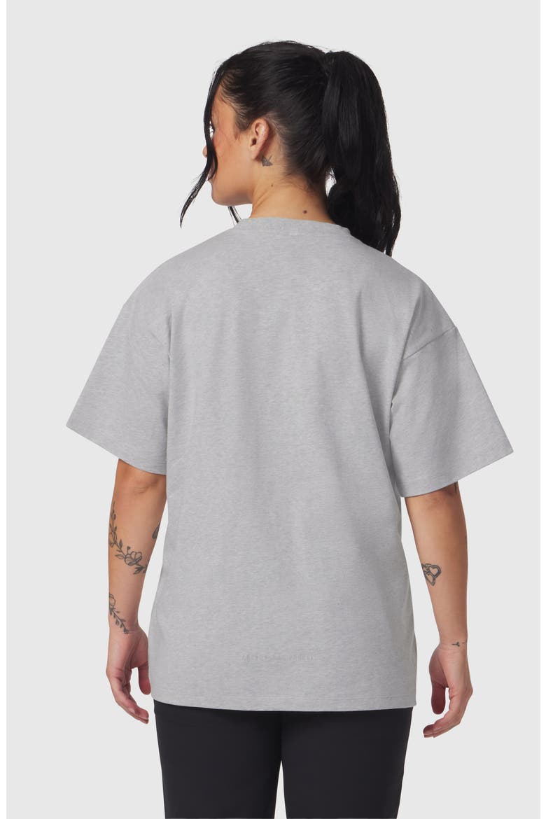Distressed Relaxed Tee, Alternate, color, Heather Grey