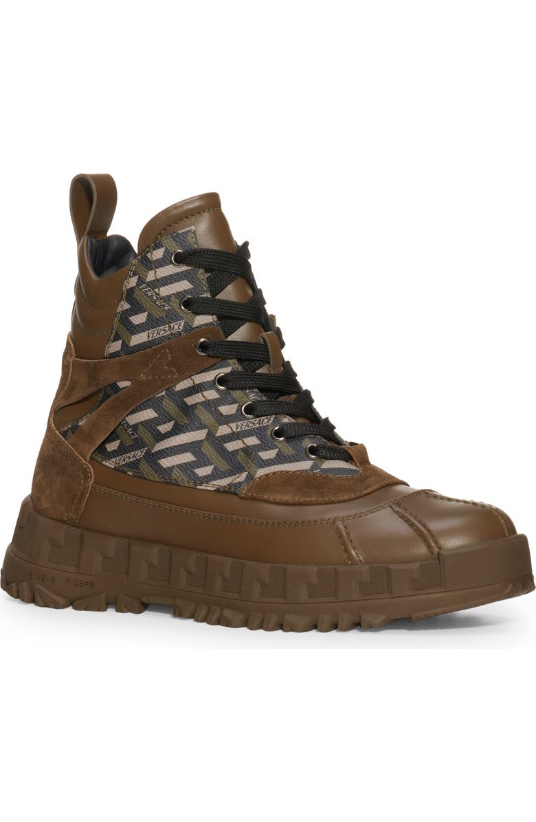 Versace Greca Rhegis Duck Boot, Main, color,