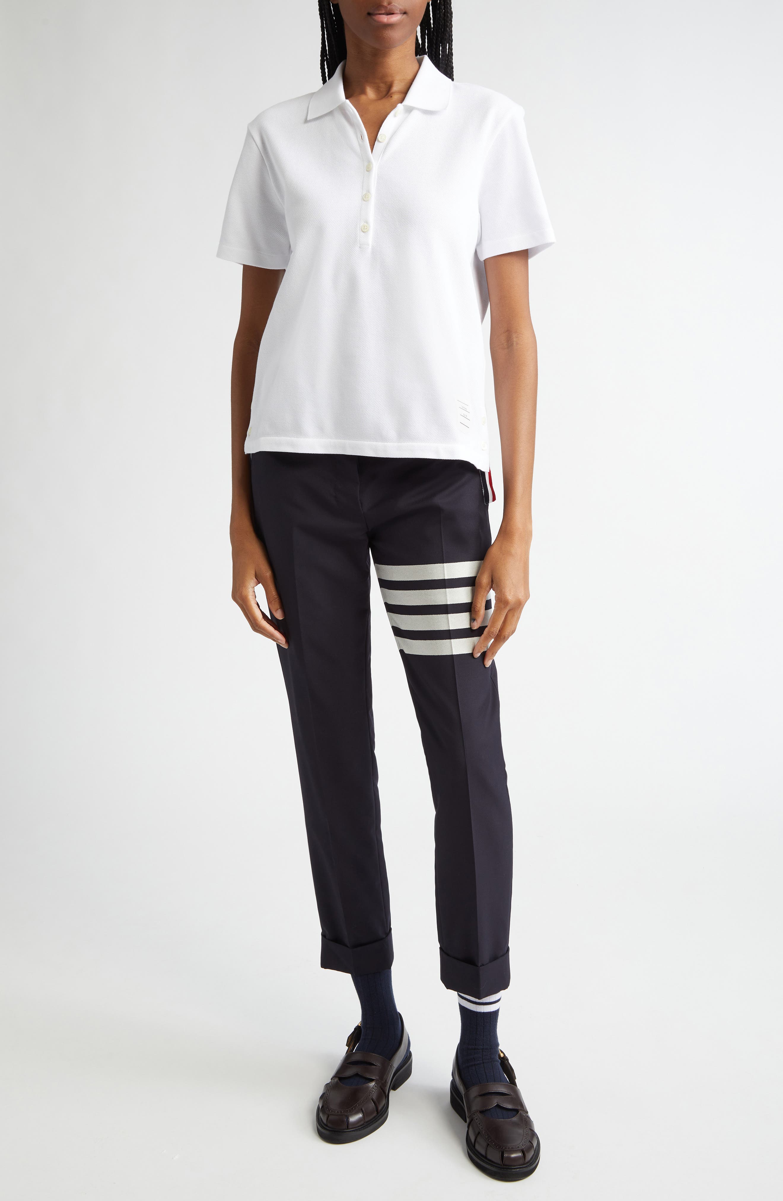 Stripe Pique Polo - image 2
