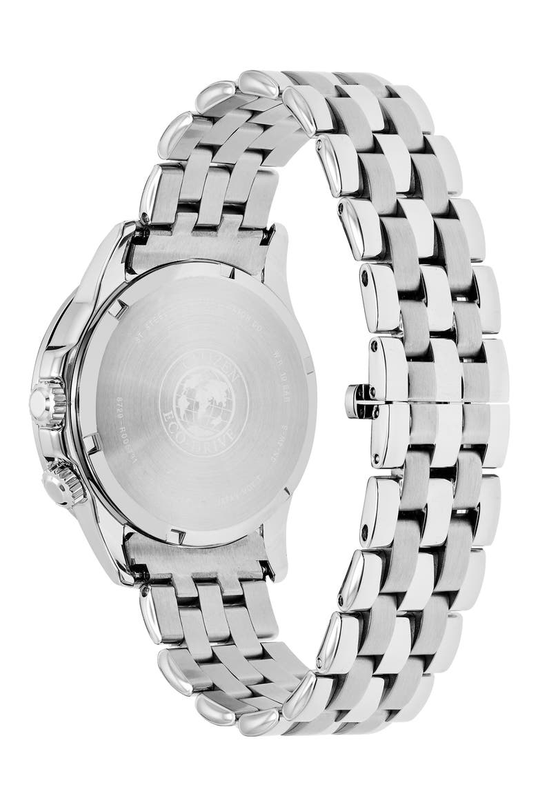 Calendrier Bracelet Watch, 44mm, Alternate, color, SILVER-TONE