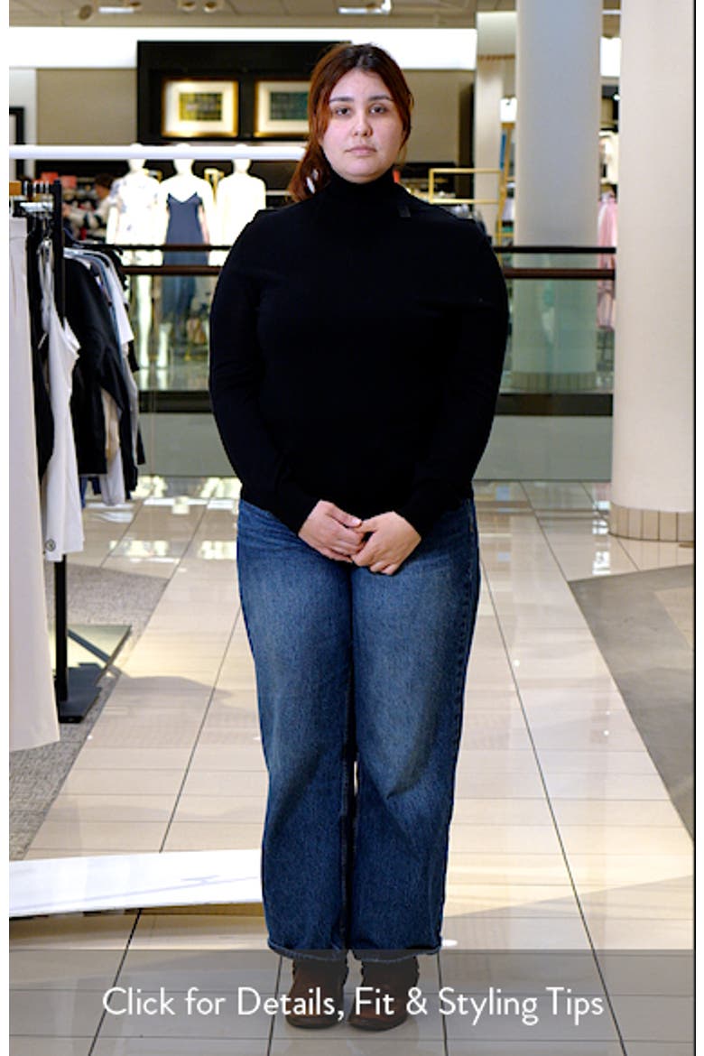 Angel Silk & Wool Blend Turtleneck Sweater video
