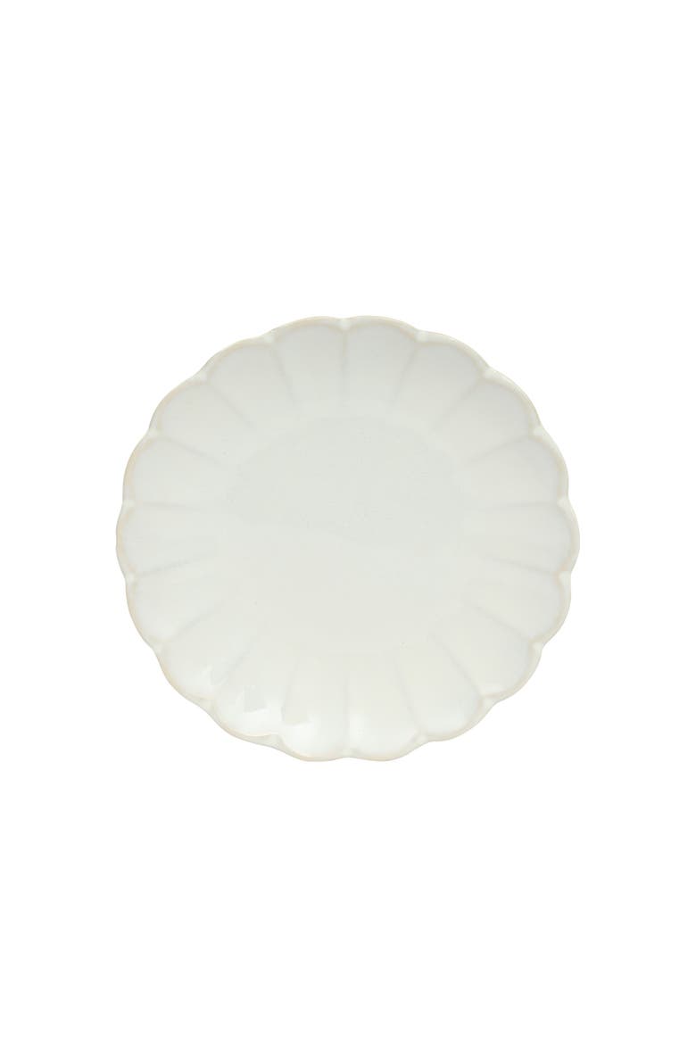 Malibu Shore 16-Piece Stoneware Plates and Bowls Dinnerware Set, Alternate, color, Shiny White
