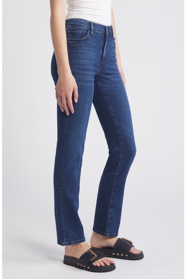 Le High Ripped Straight Leg Jeans, Alternate, color, CALVIN