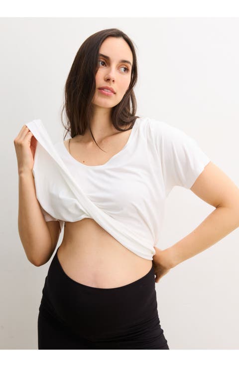 The Perfect Vee Maternity Tee