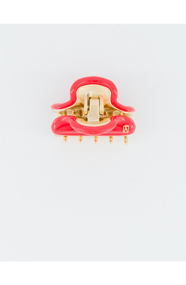 Alexandre de Paris Vendome Small Hair Claw Clip, Alternate, color, Red