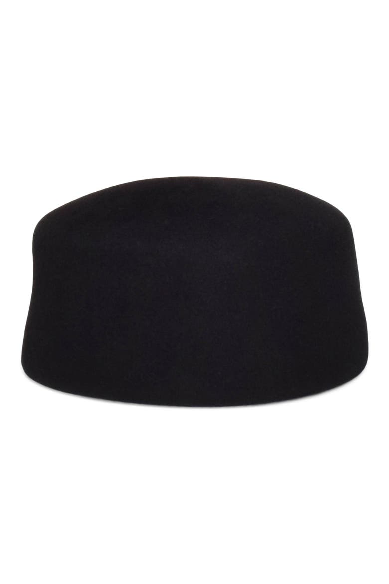 Lauren Wool Felt Hat, Alternate, color, BLACK