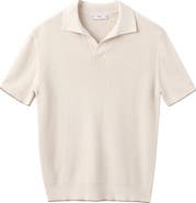 MANGO Tipped Cotton Blend Polo