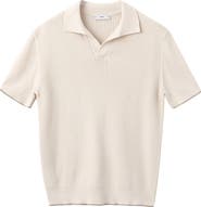 MANGO Tipped Cotton Blend Polo