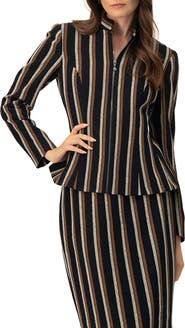 IVONNE Striped Jacket