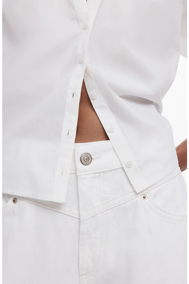 Wide Leg Flare Jeans, Alternate, color, WHITE