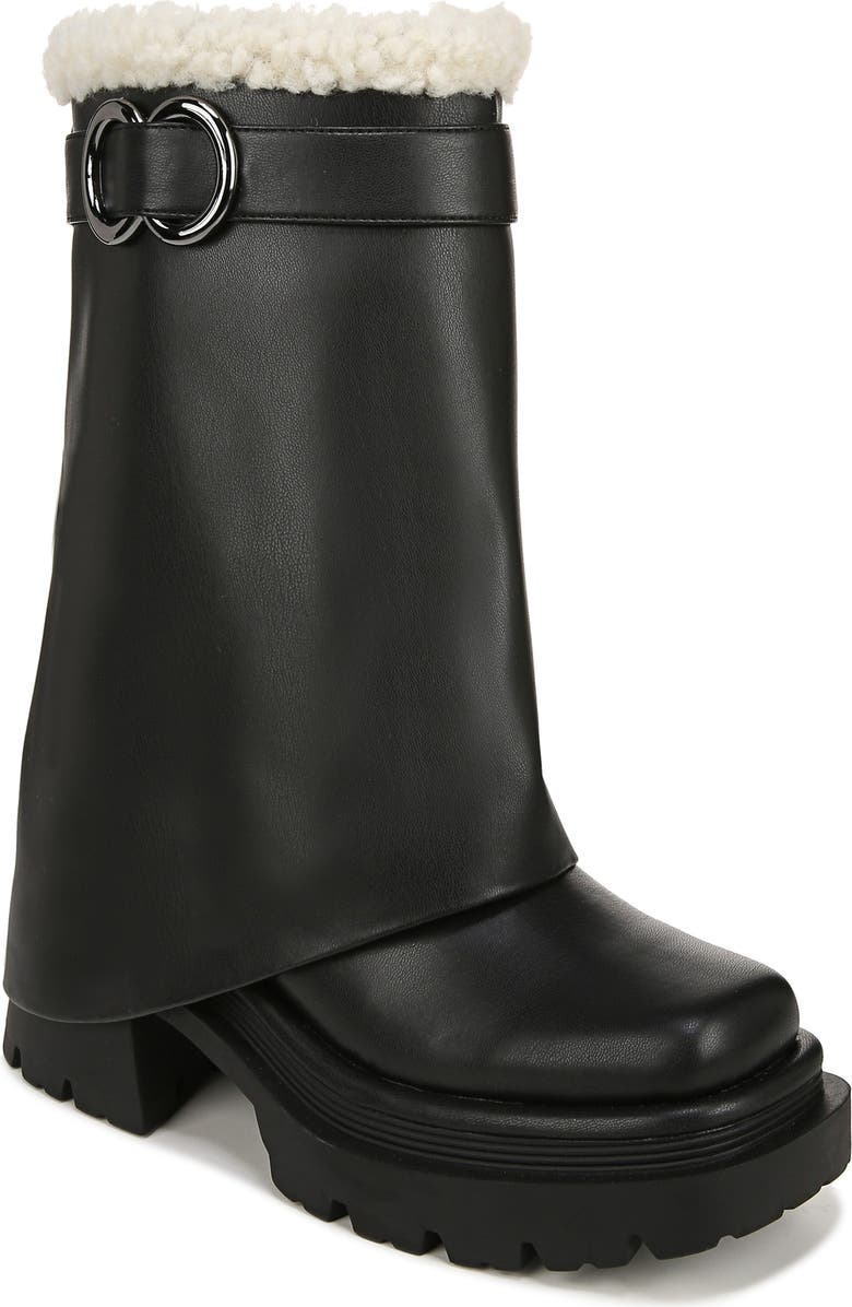 Circus NY by Sam Edelman Noah Faux Fur Trim Platform Boot, Main, color,