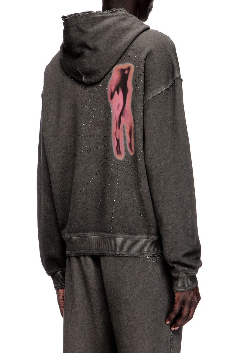 DIESEL<sup>®</sup> S-Quinn Hoodie, Alternate, color, Melange Grey
