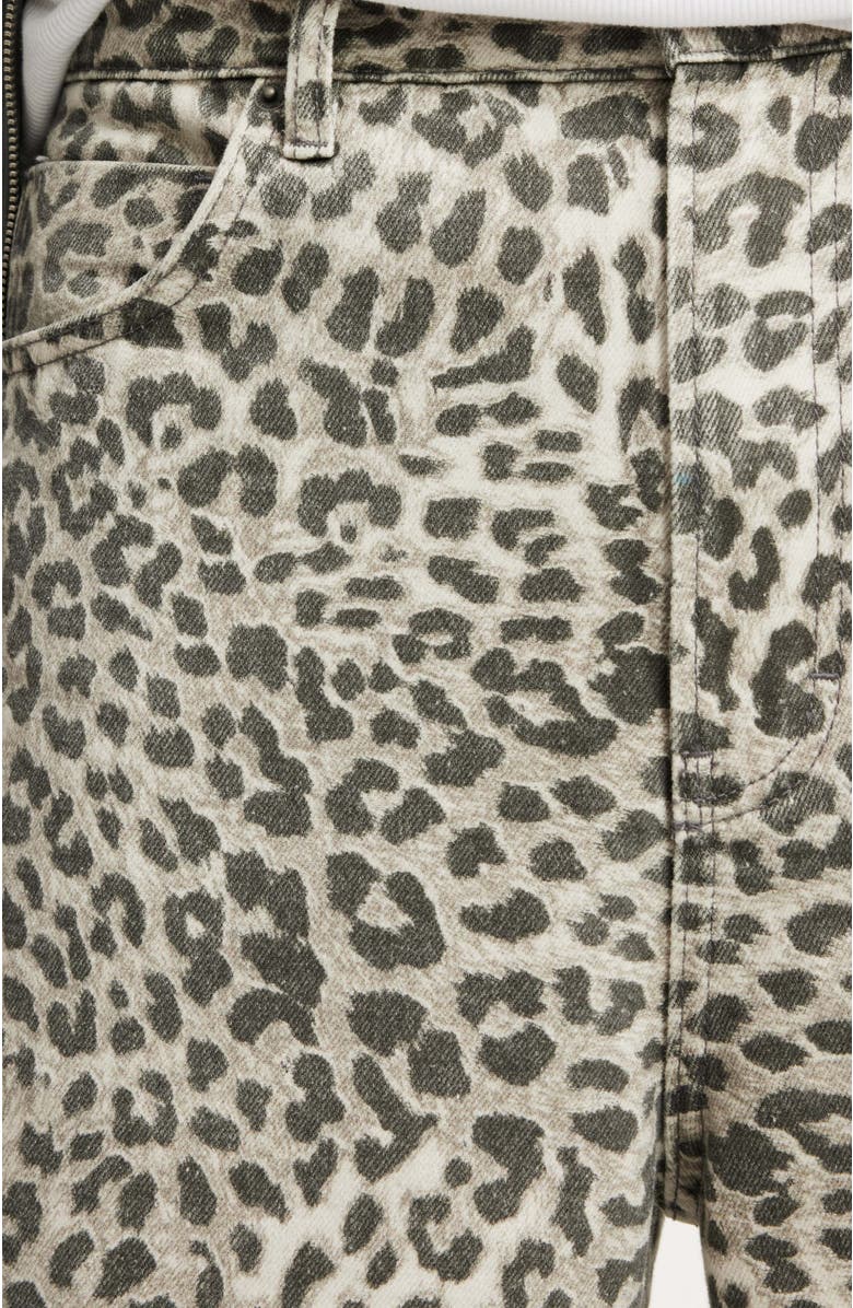 Cotton On Men's Super Baggy Jort, Alternate, color, Textured Leopard