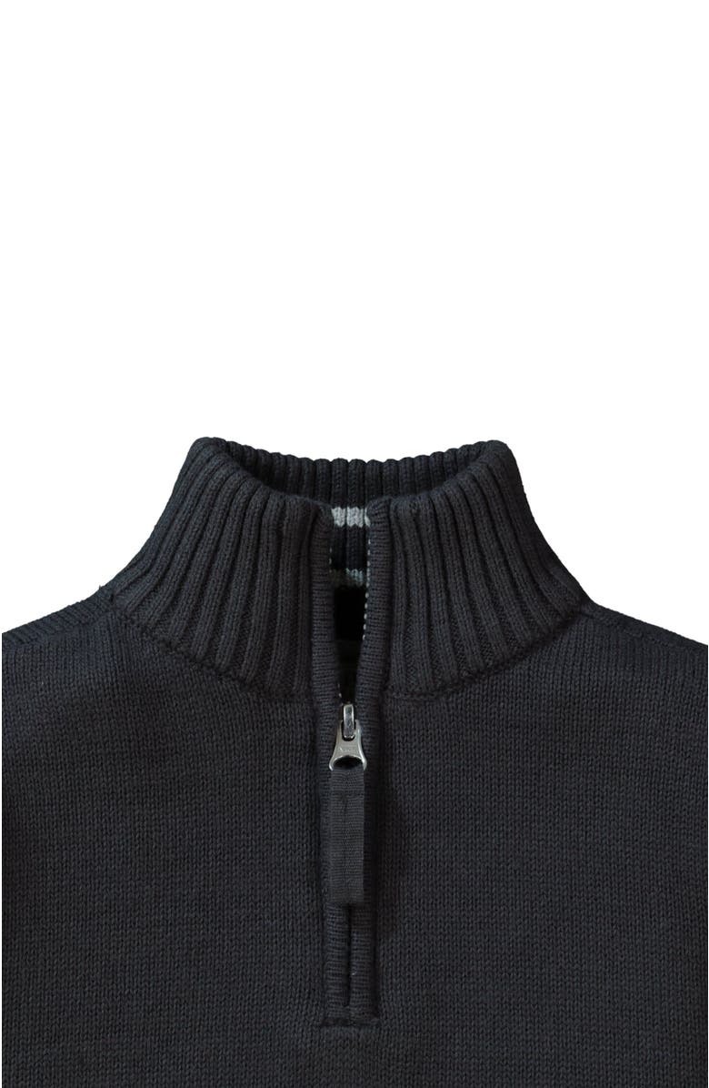 Hope & Henry Boys' Half Zip Pullover Sweater with Elbow Patches, Kids, Alternate, color,