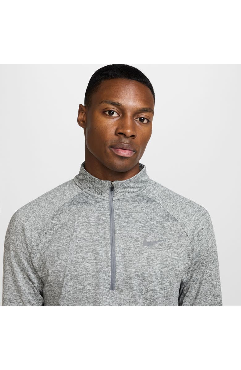 Nike Dri-FIT Stride Half Zip Running Top, Alternate, color, 084 Smkgry/Refsil