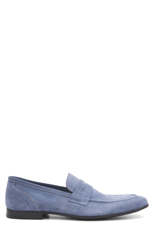 Bruno Magli Lastra Loafer In Light Blue Suede