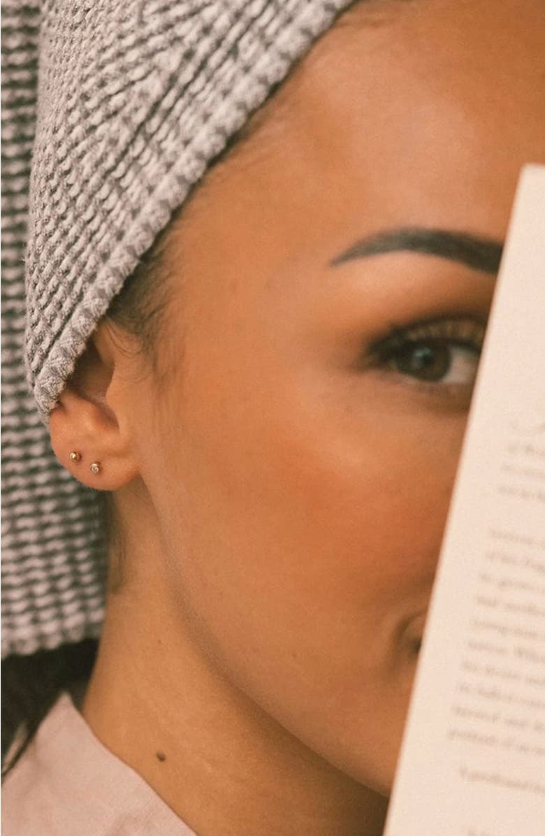 MADE BY MARY Live In Stud Earrings, Alternate, color, Gold Vermeil