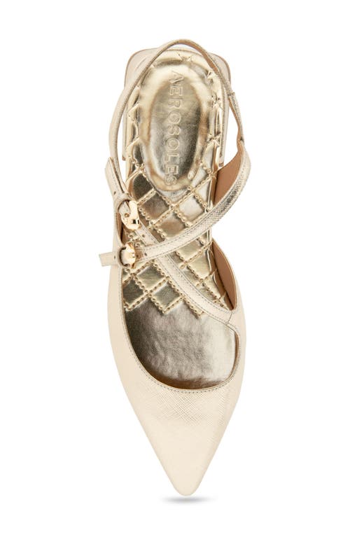AEROSOLES AEROSOLES NAPOLI POINTED TOE SLINGBACK FLAT
